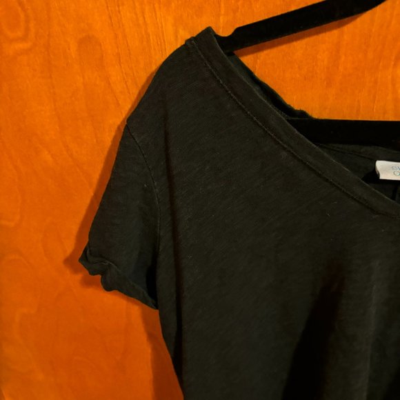 SIGRID OLSEN black t-shirt top casual Size Small - Picture 5 of 10